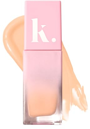 KRASH KOSMETICS Morning Klimax Make-up-Grundierung, 150 Milky Morning, aufhellend, feuchtigkeitsspendend, für alle Hauttypen, ölfrei, modulare Abdeckung, 99% Inhaltsstoffe natürlichen Ursprung, vegan