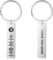 Porte-clés Personnalisé Porte-clés Spotify Code Couples Musique Porte-clés Bricolage Personnalisé Pour Porte-clés Femmes Anniversaire Souvenir jour Cadeau Pour Amis Famille BFF