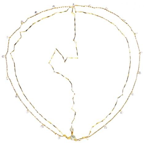 Kristall Quasten Kopfkette Brautschmuck Stirnkette Modischer Kopfschmuck Für Damen Haarschmuck Kristall Haarschmuck