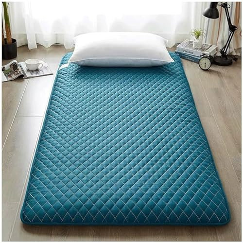 LUIVZD Japanese Floor Mattress Futon Mattress - Tatami Mattress, Roll Up Foldable Mattress Single Double, Sleeping Pad for Floor Guest Bed Sofa (Color : B, Size : 180x200cm)