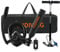 TUDIVING-0,5 l tragbares Tauchflaschenset, Mini-Sauerstoffflasche mit Vollgesichts-Schnorchelmaske, Reise-LANG-Tanks für Tauchrettung/Bootsreinigung (S200Plus Black-A1)