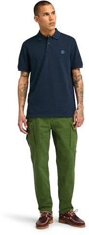 Timberland Millers River Pique Poloshirt für Herren, Saphir, dunkel, 3X-Groß