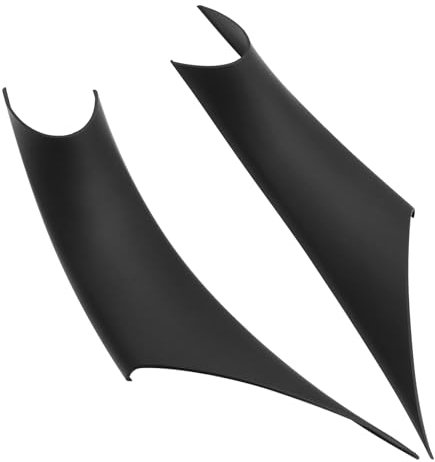 Ollanoos 1Pair 51417279311 Front Interior Door Handle Trim Panel Pull Covers Inner Replacement for BMW 3 4 Series F30 F31 F32 F33 F36 F80 F82 (Black)