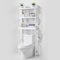 VEVOR Estante para Inodoro Ajustable de 3 Niveles Almacenamiento sobre Inodoro Estantería de Madera para Baño con 3 Ganchos Mueble de Baño Adecuado para la Mayoría de los Inodoros, Lavadero, Blanco