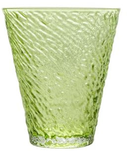 BLMAGS di Spessore Bicchiere di Cristallo in Twill Bicchieri Colorati per succhi di casa Tazza di tè Bicchieri da caffè Bicchieri da Whisky Boccale di Birra 300 ml / 10,6 Once Pratico