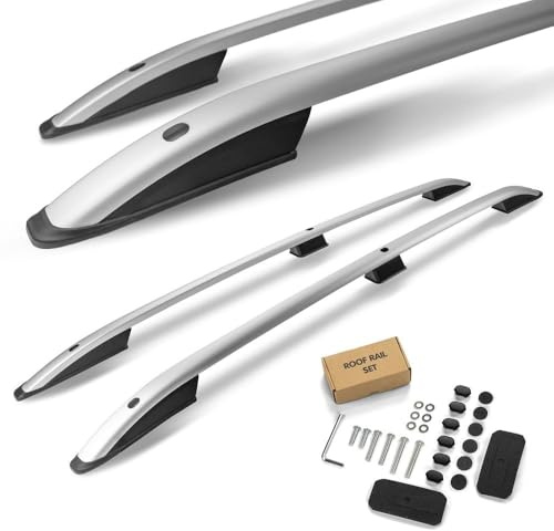 CHROMEMASTER | Barras Portaequipajes, Rieles de Techo Compatible con Clase T 2022+; Se Utilizan para el Montaje de Portaequipajes de Techo, Cajas de Techo o Portabicicletas; Aluminio