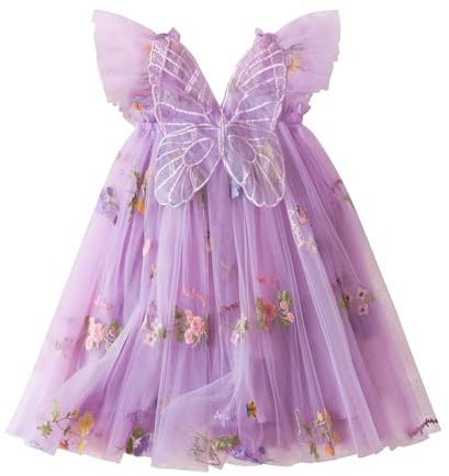 JiAmy Robe tutu en tulle pour bébé fille - Sans manches - Pour mariage, fête d'anniversaire - Vêtements de princesse pour filles de 6 mois à 5 ans