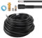 NCONCO Set di 30 m, 180 bar, 60 °C, con ugelli rigidi + girevoli, 1 adattatore, compatibile con Karcher K2 K3 K4 K5 K6 K7 idropulitrice universale
