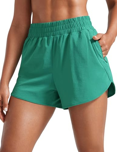 CRZ YOGA Dolphin Athletic Shorts 3 Cascadia Green 6
