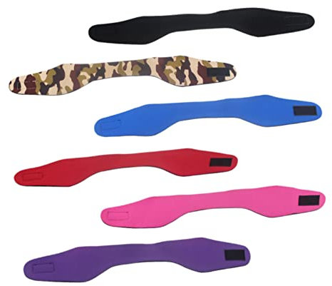 BESPORTBLE 6pcs Fitness-stirnband Schweißfestes Schwimm-stirnband Aus Neopren Trockene Stirn Für Jugendliche Und Erwachsene Duschsport