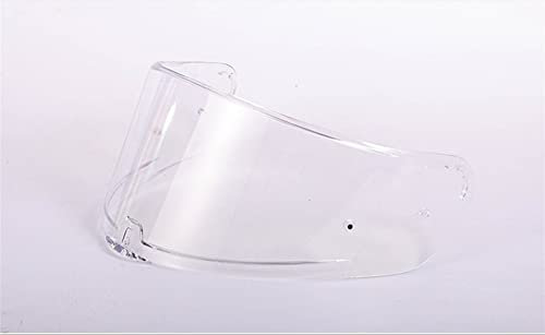 Motociclo Visiera for casco, compatibile con LS-2 Ff397 trasparente/fumo scuro/argento/arcobaleno, compatibile solo con il modello di casco LS-2 Vector (colorato)(Transparent)