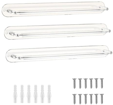 LAIOUSN Platzsparender Tisch-Zubehör-Schaukasten, Acryl, Kopftuch-Präsentationshalter, tragbarer Ständer für Kinderzubehör