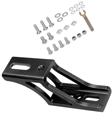 Whoasyst Fahrrad-Fronttaschenträger-Block-Verlängerungen, Aluminium-Legierungen, Fahrrad-Nasenlicht, erhöhte Halterung, Adapter, faltbare Halterungen, Lichtumwandlungen, Sitz