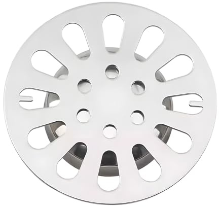 Rejilla de Drenaje de Piso Redonda, Tapa de Desagüe en Acero Inoxidable para Baño y Cocina, Sumidero Anti-Olor para Ducha(9cm/3.54in)