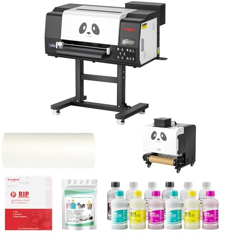 Procolored F13PRO A3 DTF Printer with Powder Shaker and Stand 13″ Dual XP600 Printhead With White Ink Circulation,Complete Direct to Film Production Setup for Cotton, Polyester, Blended Fabrics