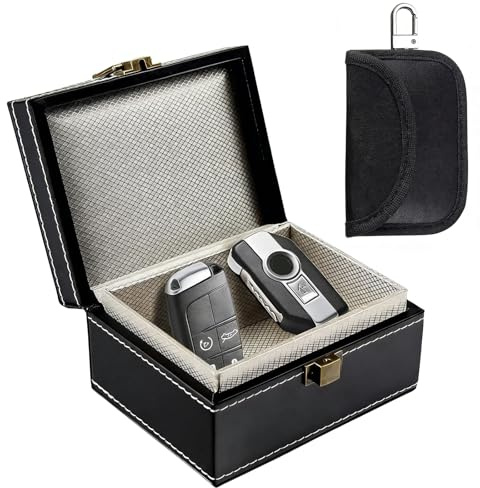 Protezione chiave auto Keyless, protezione Keyless Go con custodia protettiva, scatola portachiavi Keyless Go protezione per casa e in viaggio