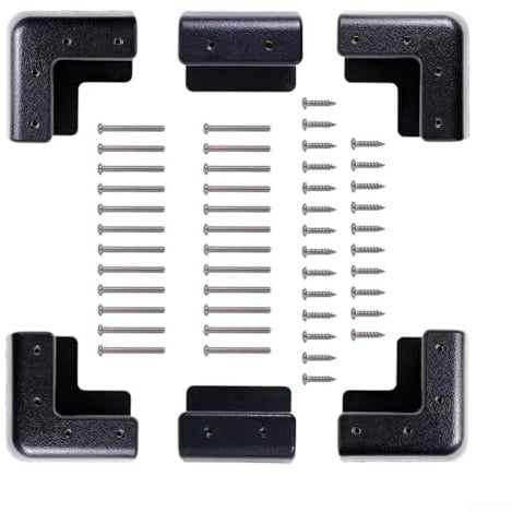Kit de soporte de esquina para montaje en panel solar, material ABS con tornillos para RV y cubiertas de barco, función de desviación de viento