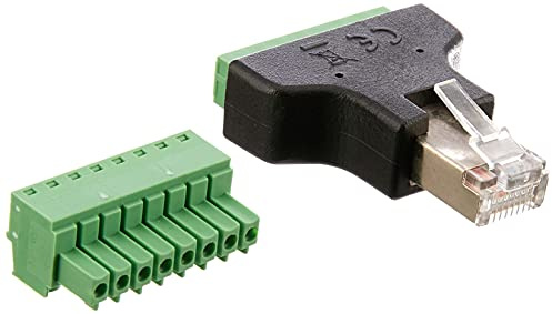 Delock Adapter (RJ45 Stecker - Terminalblock, 8-Polig, 2-teilig)
