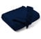 EHC Waffle Cotton Woven King Size Sofa Throw 3 Seater Sofa/Chair/Double Bed, 228 x 254 cm, Navy Blue