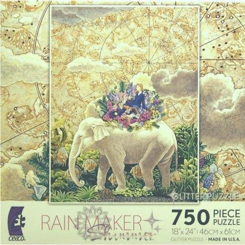 SATO RAIN Maker Shimmer 750 Teile Glitter Puzzle Made in USA Puzzle
