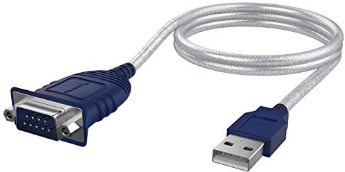 SABRENT cable Adaptateur USB vers série RS232, (75cm) Câble série, câble convertisseur DB-9 (9 broches) Chipset Prolific compatible pour Windows, Mac, Linux (CB-DB9P)