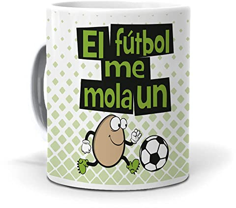 mundohuevo Taza El fútbol me Mola un Huevo