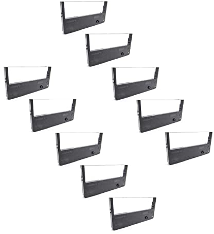 vhbw 10x Farbband Nylonband Tintenband kompatibel mit Nadeldrucker Tally Genicom 6300