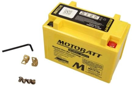 Motobatt Battery MBTZ14S 12v 11AH CCA:190A YTZ14S L:151mm x H:110mm x W:87mm