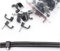 SSL Satellites 30 Black Twin/Shotgun/Double Coaxial Cable Clips -WF65/CT63 Dual Outdoor for Sky Sat/Satellite Wire Clip - Thin-Lead-Plus + HD