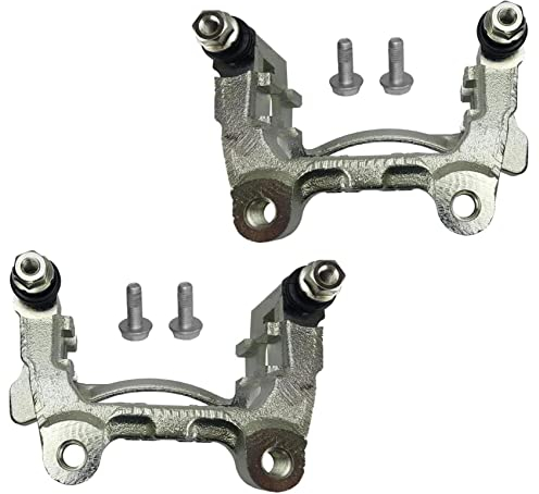 Unbekannt Bremssattelhalter 2x Metall Silber Lackiert Halterung Bremssystem Fahrzeugmontage