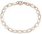 MATERIA Rosegold Armband Damen 5mm breit - 925 Silber Ankerkette rose vergoldet 19cm SA-130-Rose