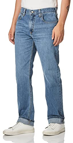 Carhartt, Herren, Rugged Flex® Jeans mit 5 Taschen, gerader Passform und schmal zulaufendem Bein, Houghton, W31/L34