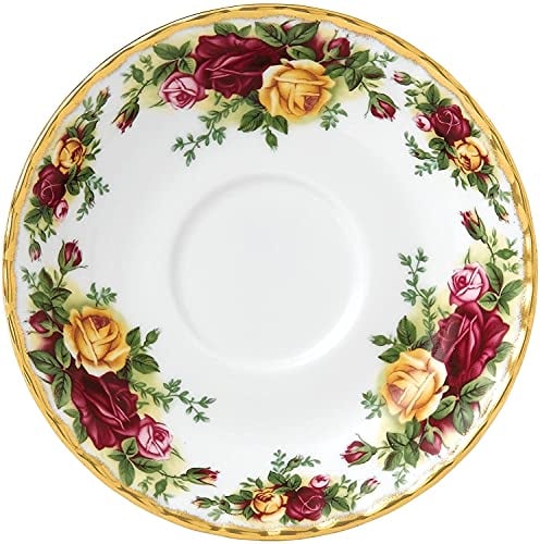 Royal Albert Old Country Roses Tea & Coffee Cups, Saucers, Plates, Pots, Serving Pieces - Afternoon Tea - Classic English Tea Service Items (Tea Saucer 14cm)