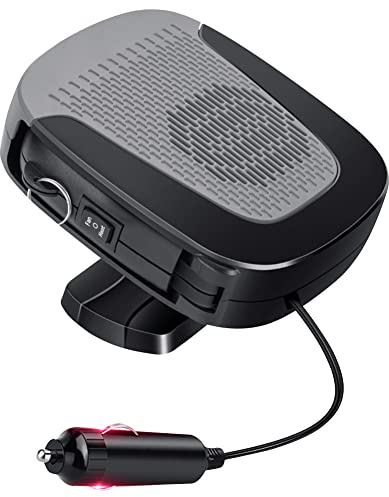 Auto Heizlüfter,MoreChioce 12V 150W Auto Winter Heizung Einstellbarer Entfroster Elektro Auto Heizung Lüfter Wärmer Windschutzscheiben Entfroster