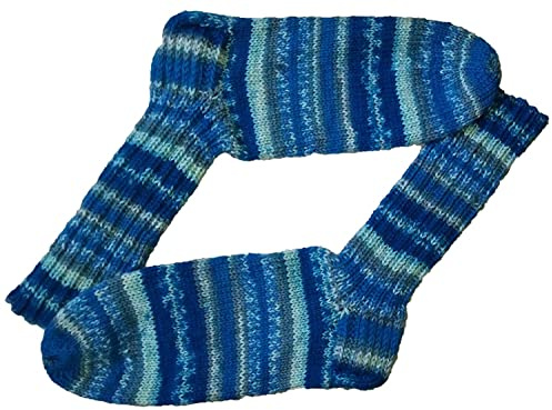 Selbstgestrickt/Handgemacht/Socken/Wollsocken/Ferner - Wolle/Merinowolle/Größe ist wählbar/Weihnachtsedition