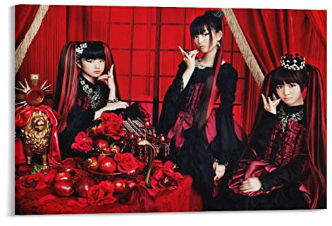 Hot Babymetal Poster, Wandkunst, Malerei, Poster, Leinwanddruck, Poster, Kunstwerke, Raumdekoration, 60 x 90 cm