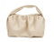 NICOLE & DORIS Damen Clutch Handtaschen Klein Henkeltasche Top-Griff Tasche Elegant Abendtasche Weiche Ledertasche Schöne Handtasche Wolken Clutch Tasche Khaki