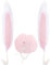 Sewroro 1 Set Auto Hasenohren Deko Hasenohren Mit Nase Lustige Ostern Fahrzeug Deko Zubehör Ostern Plüsch Hasenohren Kostüm Für Autodeko