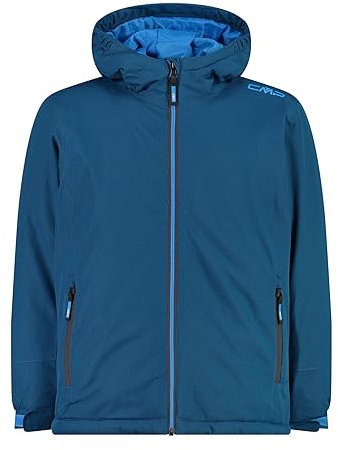 CMP - Chaqueta infantil con capucha fija, Gasolina, 152