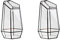 ZEELYDE Lot de 2 mini serres en verre hexagonal miniature pour jardin