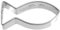 Birkmann Plätzchenausstechform Christen-Fisch Edelstahl; 5 cm