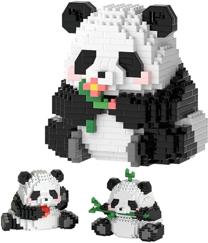 TNSLAND Panda 3 en 1 - Jouet de construction - Briques d'animaux - Jouet de construction pour enfants à partir de 6 ans (A)