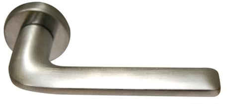 Bricolevante Coppia Maniglie Porta Interna Cromo satinato Modello Sondrio Disponibile in più Varianti vendute in coppia - Maniglia per Porte