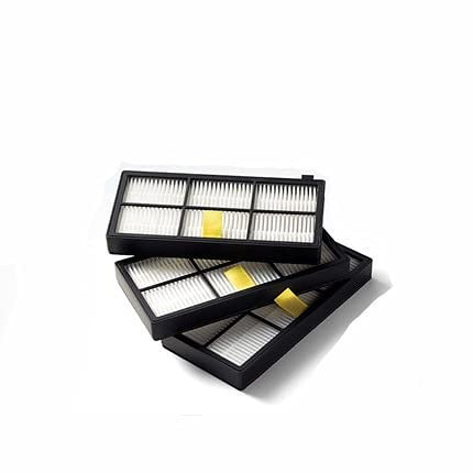 GRASKY / Adatto per iRobot Roomba serie 8 9 800 860 865 866 870 871 880 885 886 890 900 974 966 980 filtro spazzola a rullo per aspirapolvere robot (colore: 3 filtri)