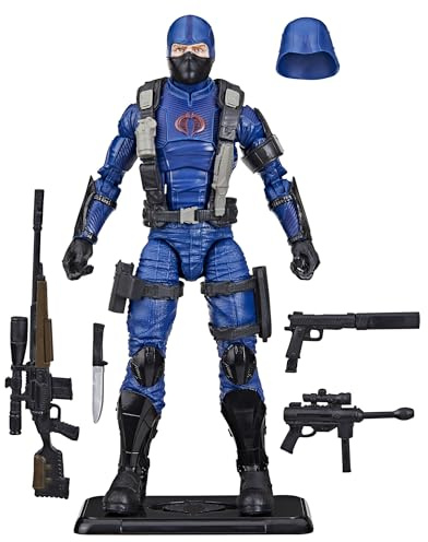 G.I. Joe Classified Series Retro Cardback Cobra Trooper, Sammelfigur 15,2 cm Actionfigur mit 9 Zubehörteilen