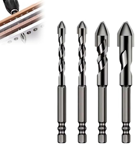 Hochfester Exzenter-Spiralbohrer, Exzenterbohrer mit schrägem Kopf und hoher Härte, Hartmetallbohrer mit industrieller Stärke, Multifunktionsbohrer-Sets (1set)