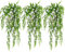Yhuasia 3 Pezzi Fiori Artificiali Cadenti, Fiori Artificiali Cadenti, Piante Artificiali da Interno Pendenti, Edera Finta da Esterno Pendenti, per Interni Esterni Casa Decorazione