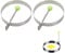 QEQSHQO Juego de 2 Anillas para Huevos para Freír, Acero Inoxidable, Antiadherentes, Fáciles de Retirar (8.5cm, Plata)