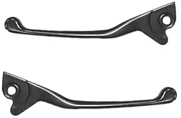 Streetparts24 Bremshebel Set Links + Rechts Schwarz passend für Gilera Runner 50 SP (Modelle mit Scheibenbremse hinten) APRILIA, GILERA, PIAGGIO