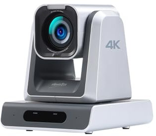 zowietek 4K PTZ PoE Kamera, 18-facher optischer Zoom, gleichzeitige HDMI- und SDI-Ausgänge, RTSP/RTMP(s)/SRT, Live-IP-Streaming auf Youtube, Twitch für Meetings, Kirche, Veranstaltungen,